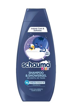 Детский шампунь-гель для душа Schauma Kids с экстрактом черники, 400 мл