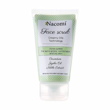 Скраб для лица Nacomi Face Scrub Acne Control с экстрактами крапивы и хвоща, 85 мл