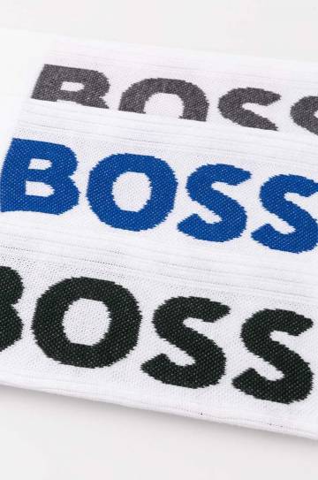 Носки BOSS 3 шт мужские цвет белый 50524259 Носки BOSS 3 шт мужские цвет белый 50524259