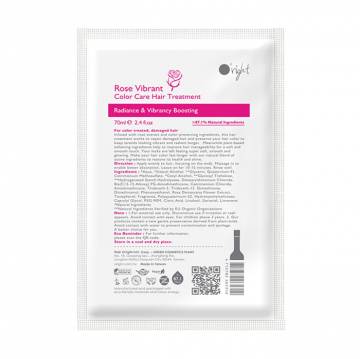 Стимулирующая маска Oright Rose Vibrant Яркая роза, для окрашенных волос, 70 мл Стимулирующая маска Oright Rose Vibrant Яркая роза, для окрашенных волос, 70 мл