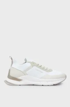 Мужские белые кроссовки LOW TOP LACE UP MIX Белый 45 Calvin Klein HM0HM00918