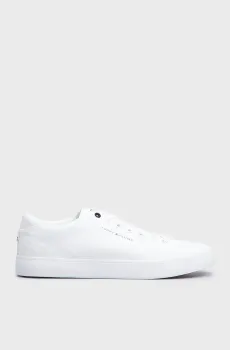 Мужские белые кеды TH HI VULC LOW CANVAS Белый 44 Tommy Hilfiger FM0FM04882