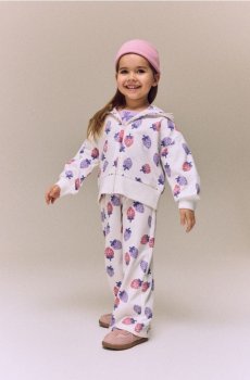 Reserved - Штани з візерунком - кремовий - 803HN-01X