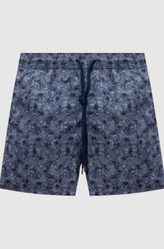 Синие шорты для плавания в принт