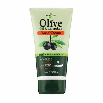 Крем для рук Madis HerbOlive Olive Oil & Calendula Hand Cream с календулой, 150 мл Крем для рук Madis HerbOlive Olive Oil & Calendula Hand Cream с календулой, 150 мл