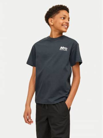 Jack&Jones Junior Футболка Bronx Square 12263185 Сірий Loose Fit Jack&Jones Junior Футболка Bronx Square 12263185 Сірий Loose Fit