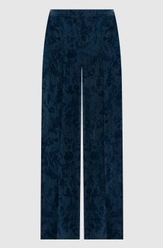 Синие брюки Marajo в узор