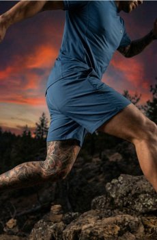 Спортивні шорти - steel blue