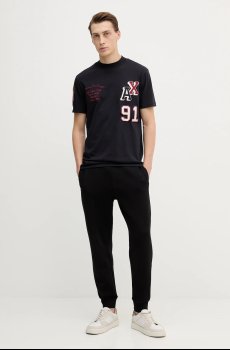 Хлопковая футболка Armani Exchange