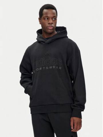 adidas Світшот ALL SZN Fleece Graphic IX1266 Чорний Loose Fit adidas Світшот ALL SZN Fleece Graphic IX1266 Чорний Loose Fit