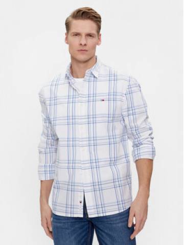 Tommy Jeans Сорочка Poplin DM0DM18968 Білий Regular Fit Tommy Jeans Сорочка Poplin DM0DM18968 Білий Regular Fit