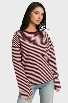 Женский лонгслив в полоску Разноцветный XS Tally Weijl STSCOBERLA