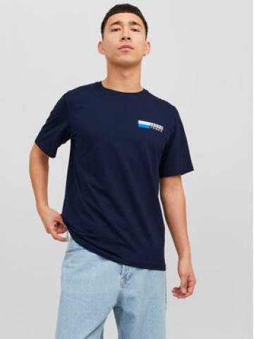 Jack&Jones Футболка Corp 12233999 Cиній Standard Fit Jack&Jones Футболка Corp 12233999 Cиній Standard Fit