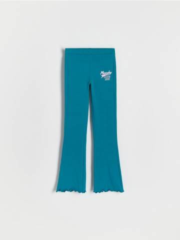 Reserved - GIRLS` TROUSERS - синьо-зелений - 831CY-67X Reserved - GIRLS` TROUSERS - синьо-зелений - 831CY-67X
