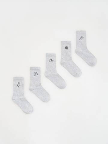 Reserved - BOYS` SOCKS MULTI - світло-сірий - 194DA-09M Reserved - BOYS` SOCKS MULTI - світло-сірий - 194DA-09M