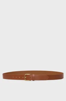 Мужской коричневый кожаный ремень LEATHER BELT Коричневый L-XL Gant 9940167