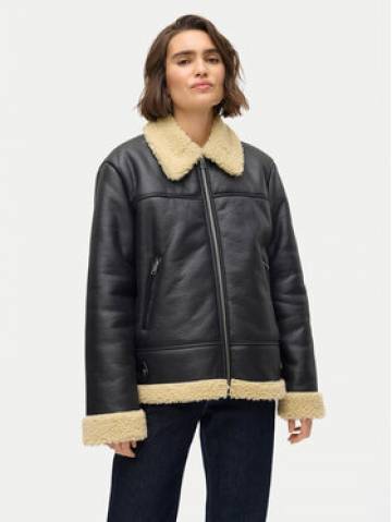 Vero Moda Куртка зі штучної шкіри Kay 10310165 Чорний Regular Fit Vero Moda Куртка зі штучної шкіри Kay 10310165 Чорний Regular Fit