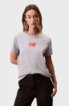 Женская серая футболка Серый XS Calvin Klein Jeans LV047C839G