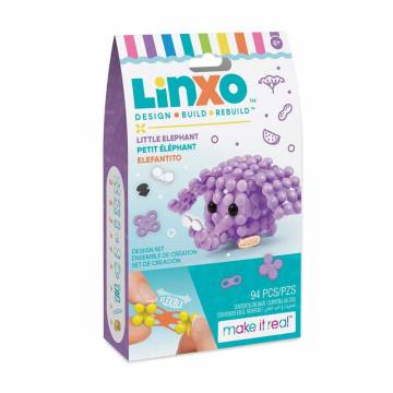 Набор для создания брелоков-трансформеров Make it Real Linxo Зверята Слон, 94 элемента, от 6 лет, 15.24*9.25*3.81 см (MR6101-5) Набор для создания брелоков-трансформеров Make it Real Linxo Зверята Слон, 94 элемента, от 6 лет, 15.24*9.25*3.81 см (MR6101-5)