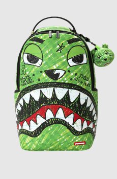 Детский зеленый рюкзак Moneybear Chomp &amp; Keychain