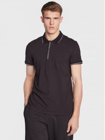 Armani Exchange Поло 8NZF71 ZJH2Z 1200 Чорний Regular Fit Armani Exchange Поло 8NZF71 ZJH2Z 1200 Чорний Regular Fit