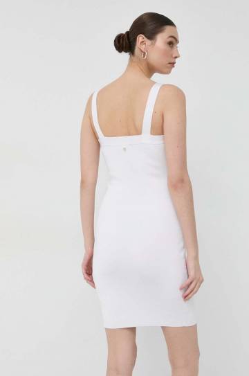 Платье Guess цвет белый mini облегающее Платье Guess цвет белый mini облегающее