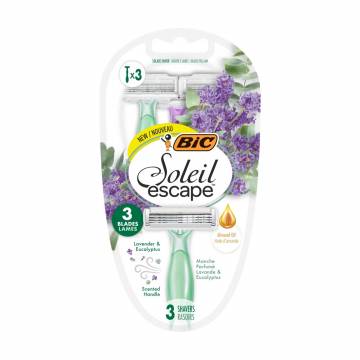 Одноразовые станки для бритья BIC Soleil Лаванда, женские, 3 лезвия, 3 шт Одноразовые станки для бритья BIC Soleil Лаванда, женские, 3 лезвия, 3 шт