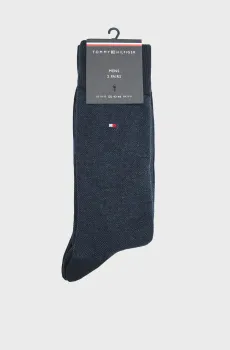 Мужские темно-синие носки (2 пары) BIRDEYE Синий 39-42 Tommy Hilfiger 701226104