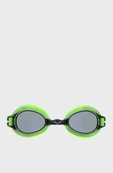 Детские салатовые очки для плавания BUBBLE 3 JR Салатовый ONESIZE Arena 92395-065