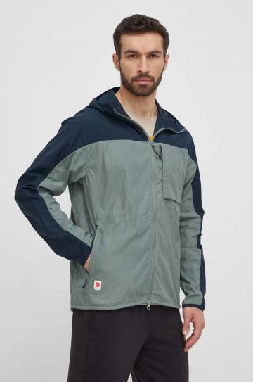Куртка Fjallraven High Coast Wind Jacket мужская цвет зелёный переходная F82606 Куртка Fjallraven High Coast Wind Jacket мужская цвет зелёный переходная F82606