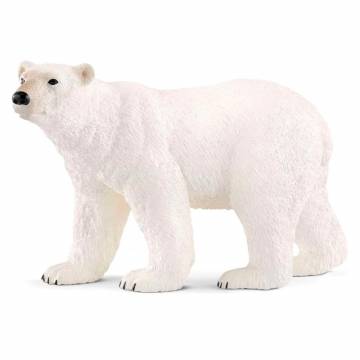 Пластикова фігурка Schleich Білий ведмідь 12,2 х 5,7 х 7,2 см (14800) Пластикова фігурка Schleich Білий ведмідь 12,2 х 5,7 х 7,2 см (14800)