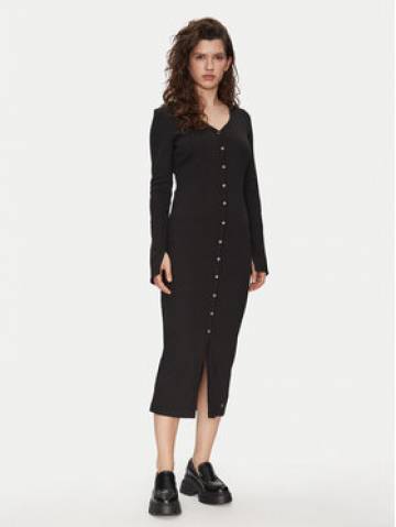 Calvin Klein Jeans Повсякденна сукня J20J224830 Чорний Slim Fit Calvin Klein Jeans Повсякденна сукня J20J224830 Чорний Slim Fit