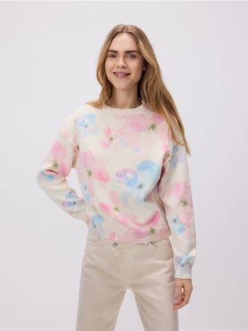 Reserved - LADIES` SWEATER - різнобарвний - 563EN-MLC Reserved - LADIES` SWEATER - різнобарвний - 563EN-MLC