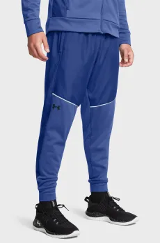 Мужские синие спортивные брюки UA AF Storm Pants Синий XXL Under Armour 1373784-432