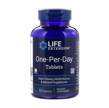 Мультивитамины Life Extension One-Per-Day Tablets Одна в день, 60 таблеток Мультивитамины Life Extension One-Per-Day Tablets Одна в день, 60 таблеток