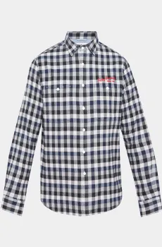 Мужская рубашка в клетку Разноцветный S Replay M4150 .000.52824