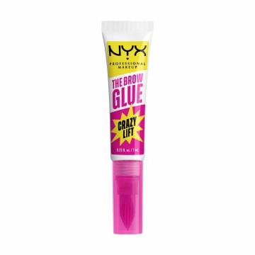 Гель для бровей с эффектом ламинирования NYX Professional Makeup Brow Glue Crazy Lift 01 Clear, 7 мл Гель для бровей с эффектом ламинирования NYX Professional Makeup Brow Glue Crazy Lift 01 Clear, 7 мл
