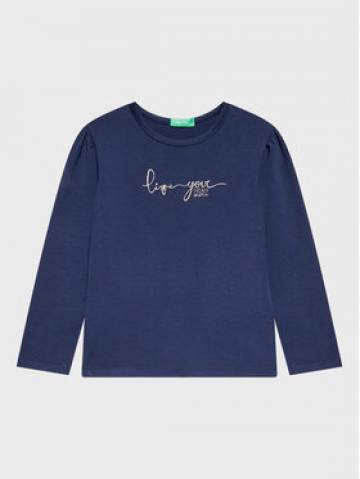 United Colors Of Benetton Блузка 3P4ZG104R Cиній Regular Fit United Colors Of Benetton Блузка 3P4ZG104R Cиній Regular Fit