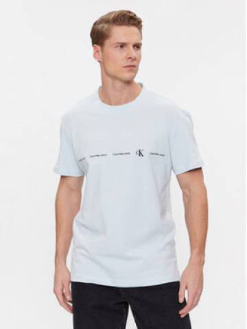 Calvin Klein Jeans Футболка Logo Repeat J30J324668 Блакитний Regular Fit Calvin Klein Jeans Футболка Logo Repeat J30J324668 Блакитний Regular Fit