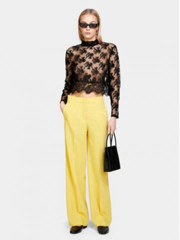 Sisley Блузка 5XDMLQ06B Чорний Regular Fit Sisley Блузка 5XDMLQ06B Чорний Regular Fit