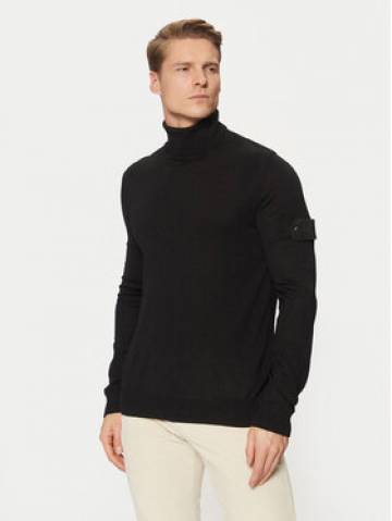 Stone Island Гольф 8115565FC Чорний Regular Fit Stone Island Гольф 8115565FC Чорний Regular Fit