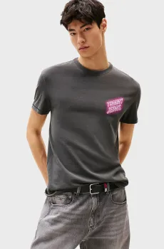 Мужская черная футболка REG NOVELTY FAIR Черный XXL Tommy Jeans DM0DM21829