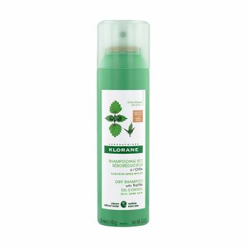 Сухой шампунь для жирных, темных волос Klorane Nettle Sebo-Regulating Dry Shampoo for Oily, Dark Hair с крапивой, 150 мл Сухой шампунь для жирных, темных волос Klorane Nettle Sebo-Regulating Dry Shampoo for Oily, Dark Hair с крапивой, 150 мл