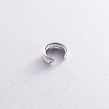 Серьга - каффа "Lorette" в белом золоте с09002 Серьга - каффа "Lorette" в белом золоте с09002