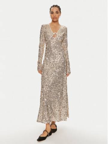ROTATE Вечірня сукня Sienna 1126261531 Золотий Slim Fit ROTATE Вечірня сукня Sienna 1126261531 Золотий Slim Fit