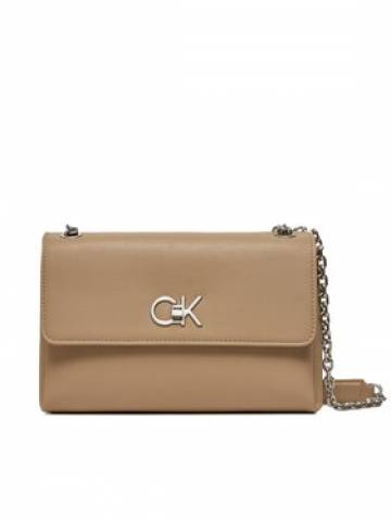 Calvin Klein Сумка Re-Lock Ew Conv Crossbody K60K611084 Бежевий Calvin Klein Сумка Re-Lock Ew Conv Crossbody K60K611084 Бежевий