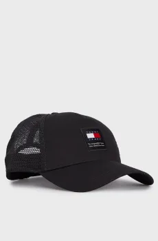 Мужская черная кепка TJM MODERN PATCH CAP Черный ONESIZE Tommy Jeans AM0AM12017