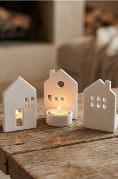 Свічник - білий