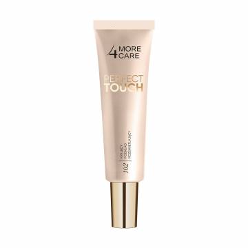 Тональная основа для лица More4Care Perfect Touch Covering Illuminating Foundation 102 Nude, 30 мл Тональная основа для лица More4Care Perfect Touch Covering Illuminating Foundation 102 Nude, 30 мл
