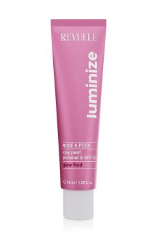 Мерцающий флюид для лица и тела Revuele Luminize Rose & Pose Glow Fluid SPF 20, 40 мл